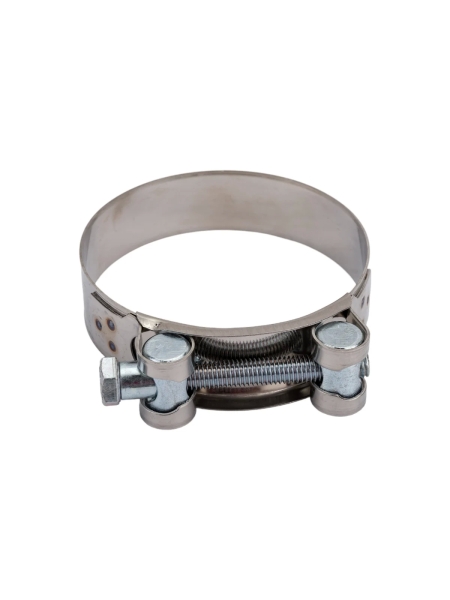 Силовой хомут Nord-Yada Д: 80-85 мм, Ш: 24 мм, Т: 0,8 мм, болт: М8х75, нерж. сталь 902892