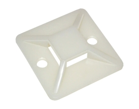 Самоклеящаяся площадка для крепления стяжек Nord-Yada 30х30 мм, уп. 10 шт. 908801