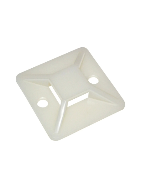 Самоклеящаяся площадка для крепления стяжек Nord-Yada 30х30 мм, уп. 10 шт. 908801