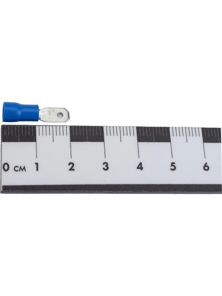 Изолированная клемма "папа" Nord-Yada 4.8мм 1.5-2.5кв.мм (синяя) 906336