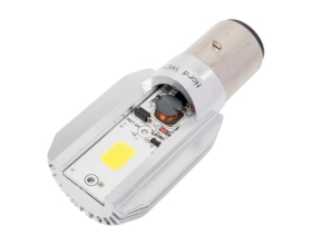 Светодиодная мотоциклетная лампа Nord-Yada 10-36 В, Н6, ВА20D, 2х7.5 Вт, COB 908461