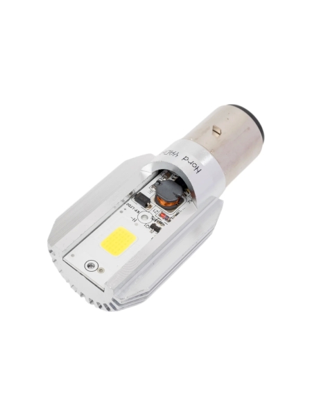 Светодиодная мотоциклетная лампа Nord-Yada 10-36 В, Н6, ВА20D, 2х7.5 Вт, COB 908461