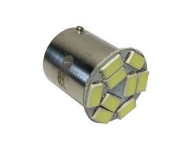 Светодиод Nord-Yada G18.5 9SMD (size 5630) 12V R10W BA15s белый 0.6 W 85 lm (2 шт в 1 упаковке) 908458