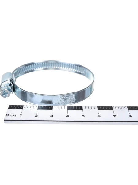 Червячный хомут Nord-Yada 40-60 мм, оцинк. сталь 904607