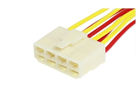 Колодка соединительная Nord-Yada 8 конт. 6,3 мм (мама) с проводами TM Nord YADA 905064