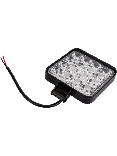 Фара рабочего света Nord-Yada 48 Вт, квадрат, 16 диодов дальний 83х83х22 907691