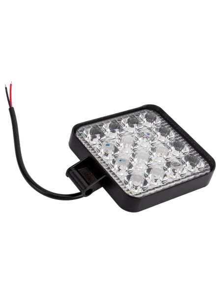 Фара рабочего света Nord-Yada 48 Вт, квадрат, 16 диодов дальний 83х83х22 907691