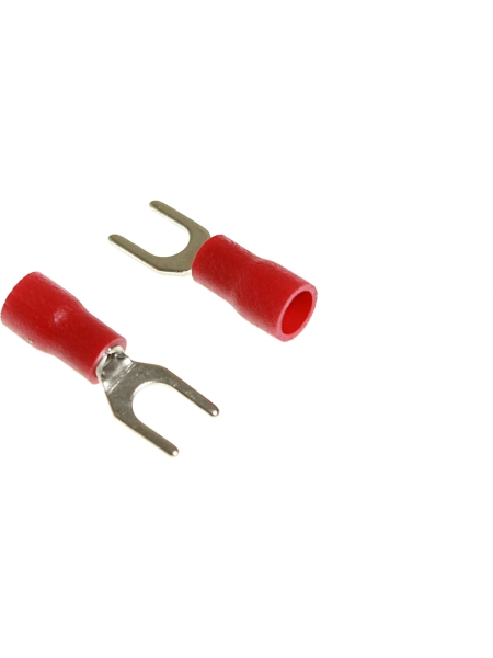Вилочная изолированная клемма Nord-Yada 5.3мм 0.5-1.5кв.мм (красная) 905357