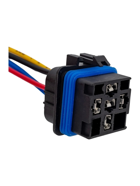 Колодка под водонепроницаемое реле Nord-Yada 5 контактов с проводами, пластик (12092605) 904687