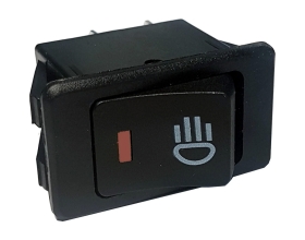 Клавиша Nord-Yada 12V 35А красная с подсветкой (4контакта) ON-OFF (2шт в упаковке) 905937