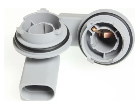 Г-образный патрон Nord-Yada под лампу PY21W BAU15s тип 2, пластик 902639