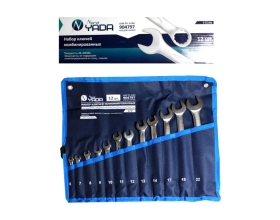 Набор комбинированных ключей Nord-Yada 12 предметов: 6-14,17,19,22 мм планшет TM Nord YADA  904797