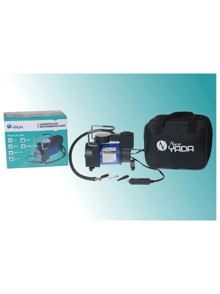 Компрессор автомобильный мощный Nord-Yada WONDERFUL 580 35л/мин, металл. шатун и поршень 907776