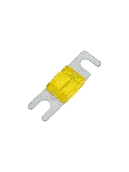 Предохранитель Nord-Yada ABF-404 ленточный, с изолятором 20A 42,2x16,2 мм., d 5,6 мм., 2 шт. в упаковке 904899