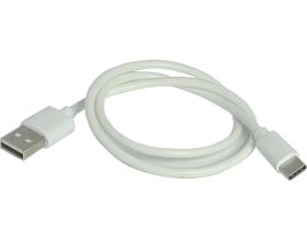 Зарядный универсальный дата-кабель USB-TYPE C Nord-Yada TPE 2А, 0,5м белый 908929