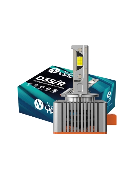 Светодиодная лампа головного света Nord-Yada D3S/R 12-24V 45W 4500Lm 6500K Canbus TM Nord YADA 909371