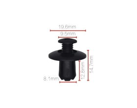 Клипса крепежная для а/м Hyundai 0g032-50037-a 10 шт Nord-Yada 909175