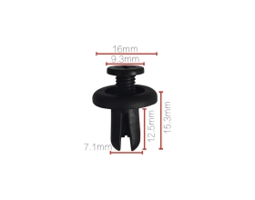 Клипса крепежная для а/м Mazda бампера 9926-50-625, 90467- 06017 10 шт Nord-Yada 909149