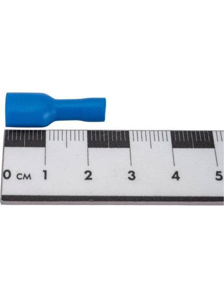 Полностью изолированная клемма "мама" Nord-Yada 6.3мм 1.5-2.5кв.мм (синяя) 906340