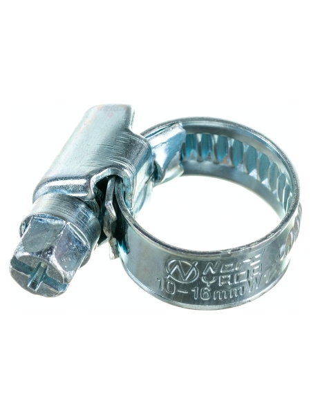 Червячный хомут Nord-Yada 10-16 мм, оцинк. сталь 904413