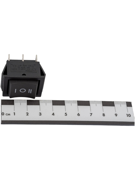 Клавиша Nord-Yada 250V 16А с нейтралью черная (6контакта) ON-OFF (2шт в упаковке)-ON 905453