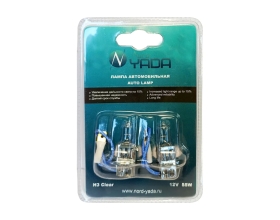 Лампа Nord-Yada H3 12V 55W CLEAR 2шт, блистер TM Nord YADA 902229