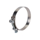Силовой хомут Nord-Yada Д: 140-148 мм, Ш: 26 мм, Т: 1,0 мм, болт: М10х85, нерж. сталь 907045
