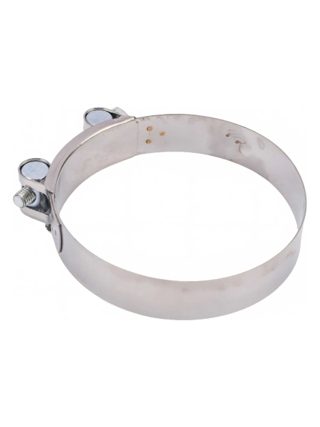 Силовой хомут Nord-Yada Д: 104-112 мм, Ш: 24 мм, Т: 0,8 мм, болт: М8х80, нерж. сталь 902896