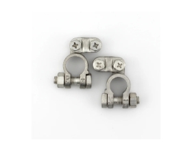 Клемма АКБ Nord-Yada латунь 2шт прижимная планка до 50мм Л(-) П(+) ТМ Nord YADA 909916