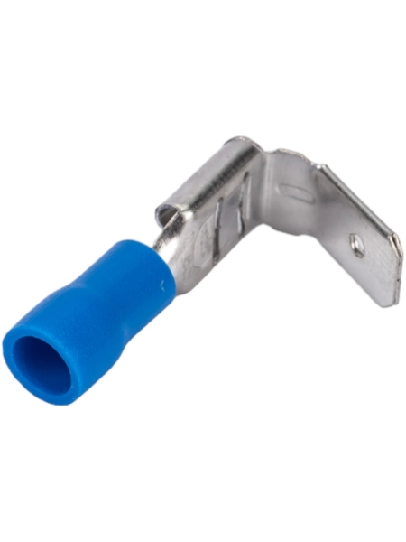 Изолированная клемма "мама"+"папа" Nord-Yada 2в1 6.3мм+штекер-6.3мм 1.5-2.5кв.мм (синяя) 906330