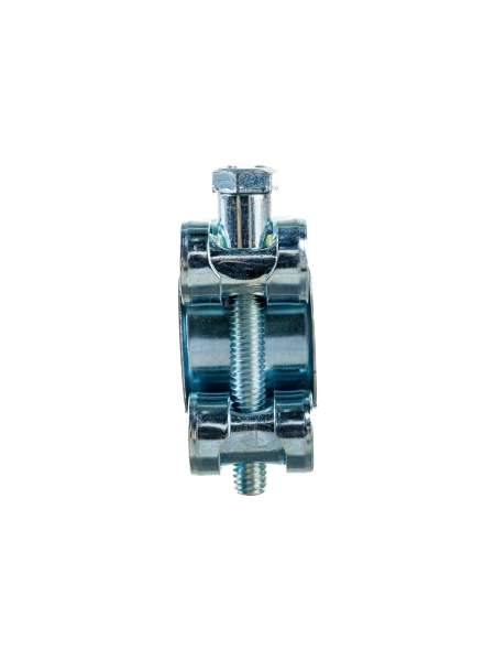 Силовой хомут Nord-Yada Д: 32-35 мм, Ш: 20 мм, Т: 0,8 мм, болт: М6х50, оцинкованная сталь 905988