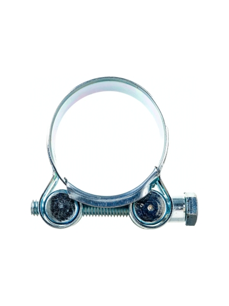 Силовой хомут Nord-Yada Д: 32-35 мм, Ш: 20 мм, Т: 0,8 мм, болт: М6х50, оцинкованная сталь 905988