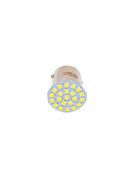 Светодиод Nord-Yada G18.5 22SMD (size 3020) 12V R10W BA15s белый 1.4W 66lm (2 шт в 1 упаковке) 904591