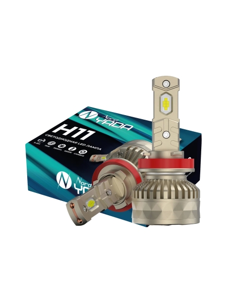 Светодиодная лампа головного света Nord-Yada Н11 9-32V 75W 7500Lm 6500K TM Nord Yada 909844
