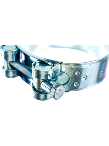 Силовой хомут Nord-Yada Д: 64-67 мм, Ш: 22 мм, Т: 1,2 мм, болт: М6х55, оцинкованная сталь 905997