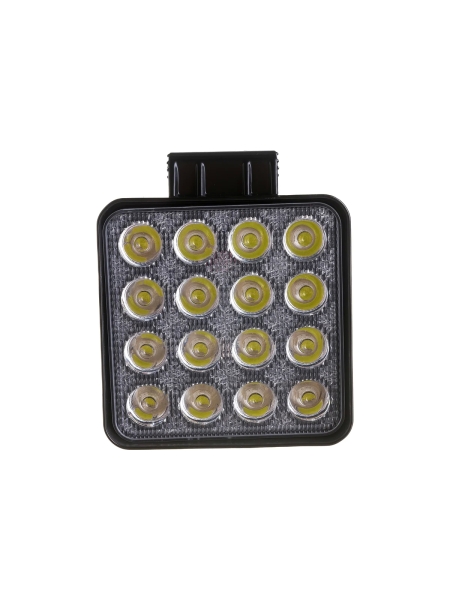 Фара рабочего света Nord-Yada 48Вт квадрат 16 диодов ближний 106х106х47 904841