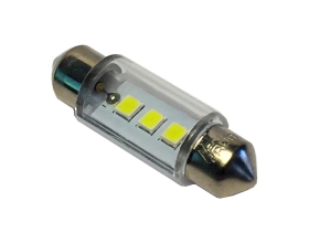 Светодиод Nord-Yada 12V T11x36-S8.5 (3LED) C5W 0.18W 18lm белый 2 шт. 900301