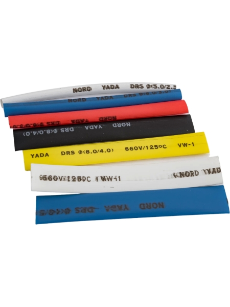 Термоусадочная трубка Nord-Yada набор №2 L=10см (20шт 3-10мм) цветные TM 908024
