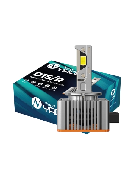 Светодиодная лампа головного света Nord-Yada D1S/R 12-24V 45W 4500Lm 6500K Canbus TM Nord YADA 909369