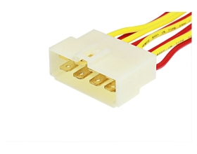 Колодка соединительная Nord-Yada 8 конт. 6,3 мм (папа) с проводами 905065