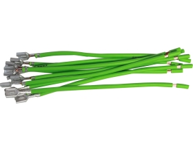 Клемма электропроводки Nord-Yada мама 6,3 мм луженая с проводом 2,5мм TM Nord YADA 10шт в упаковке 909602