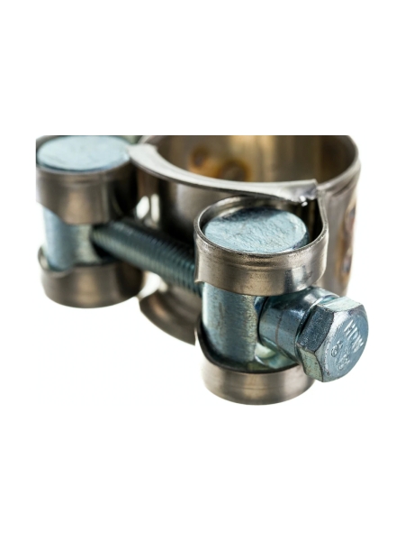 Силовой хомут Nord-Yada Д: 20-22 мм, Ш: 18 мм, Т: 0,6 мм, болт: М5х40, нерж. сталь 903114