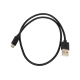 Кабель для зарядки Nord-Yada USB-Micro 2А 0.5м чёрный (TPE) 908926