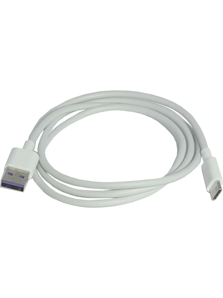 Зарядный универсальный дата-кабель USB-TYPE C Nord-Yada TPE 5А, 1м белый 908965