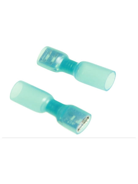 Полностью изолированная термоусаживаемая клемма "мама" Nord-Yada 6.3мм 1.5-2.5кв. мм (синяя) 906343