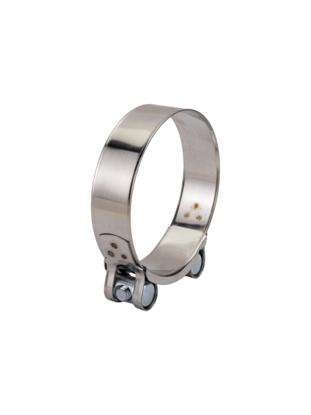 Силовой хомут Nord-Yada Д: 80-85 мм, Ш: 24 мм, Т: 0,8 мм, болт: М8х75, нерж. сталь 902892