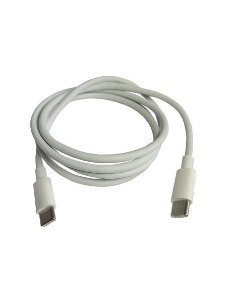 Кабель для зарядки Nord-Yada Android Type-C/Type-C 60W 3А, 1м белый (TPE) 908969