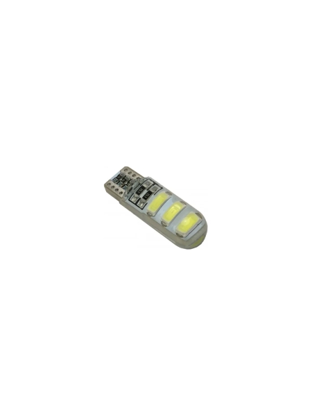 Светодиод Nord-Yada T10 6SMD (size 5730 ) W5W силикон белый 12V (2шт в 1 уп.) 906074