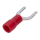 Вилочная изолированная клемма Nord-Yada 6.5мм 0.5-1.5кв.мм (красная) 905358