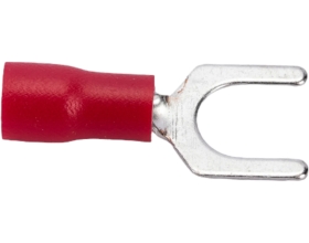 Вилочная изолированная клемма Nord-Yada 6.5мм 0.5-1.5кв.мм (красная) 905358